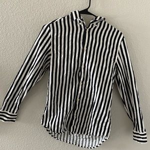 MENS Never used H&M striped button up shirt